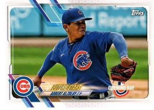 #164 Adbert Alzolay - Chicago Cubs - 2021 Topps Opening Day Baseball