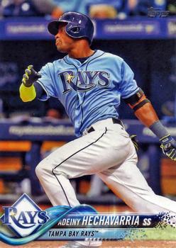 #164 Adeiny Hechavarria - Tampa Bay Rays - 2018 Topps Baseball