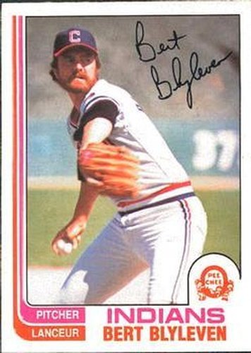 #164 Bert Blyleven - Cleveland Indians - 1982 O-Pee-Chee Baseball