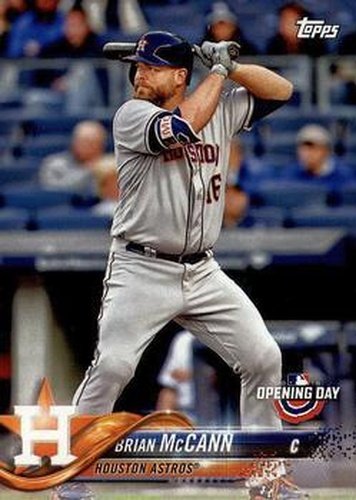 #164 Brian McCann - Houston Astros - 2018 Topps Opening Day Baseball