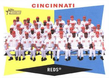#164 Cincinnati Reds - Cincinnati Reds - 2009 Topps Heritage Baseball