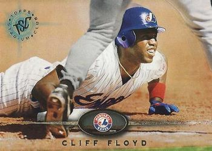 #164 Cliff Floyd - Montreal Expos - 1995 Stadium Club Baseball