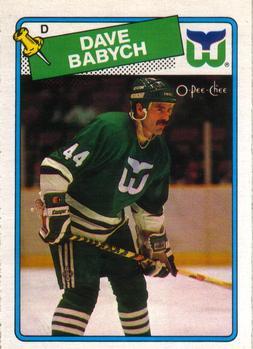 #164 Dave Babych - Hartford Whalers - 1988-89 O-Pee-Chee Hockey