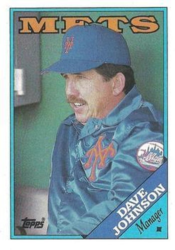 #164 Dave Johnson - New York Mets - 1988 Topps Baseball
