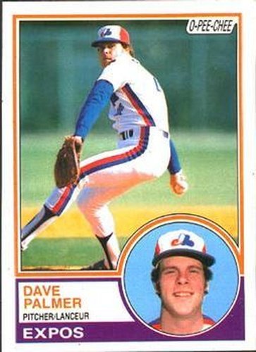 #164 David Palmer - Montreal Expos - 1983 O-Pee-Chee Baseball