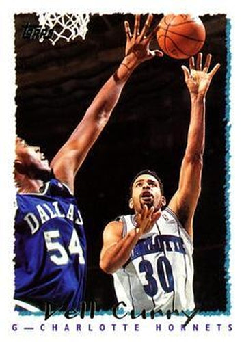 #164 Dell Curry - Charlotte Hornets - 1994-95 Topps Basketball