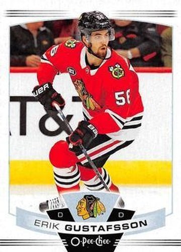 #164 Erik Gustafsson - Chicago Blackhawks - 2019-20 O-Pee-Chee Hockey