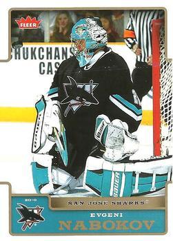 #164 Evgeni Nabokov - San Jose Sharks - 2006-07 Fleer Hockey