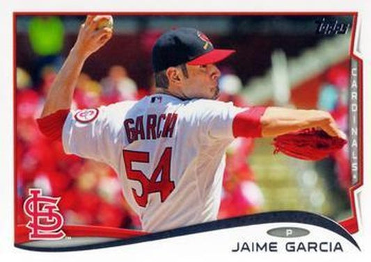 #164 Jaime Garcia - St. Louis Cardinals - 2014 Topps Baseball