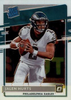 #164 Jalen Hurts - Philadelphia Eagles - 2020 Donruss Optic Football