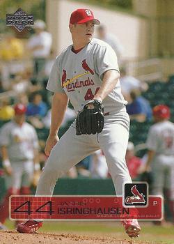 #164 Jason Isringhausen - St. Louis Cardinals - 2003 Upper Deck Baseball
