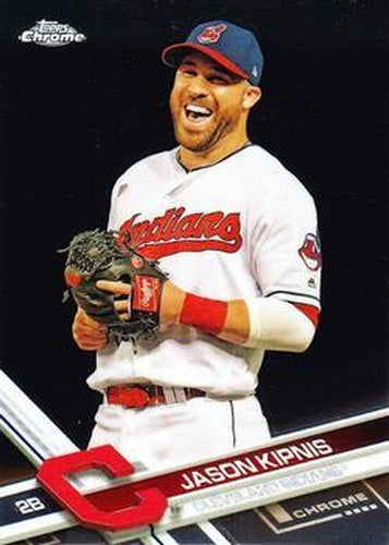 #164 Jason Kipnis - Cleveland Indians - 2017 Topps Chrome Baseball