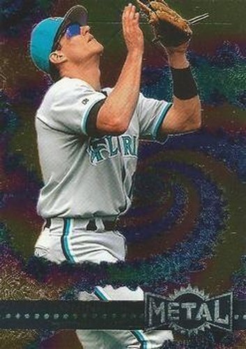#164 Jeff Conine - Florida Marlins - 1996 Metal Universe Baseball