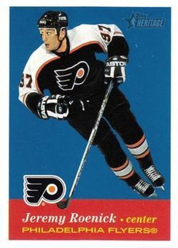 #164 Jeremy Roenick - Philadelphia Flyers - 2001-02 Topps Heritage Hockey
