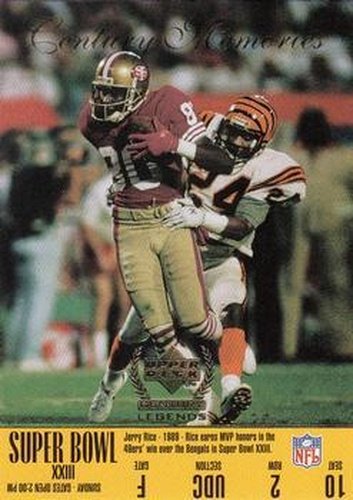 #164 Jerry Rice - San Francisco 49ers - 1999 Upper Deck Century Legends Football