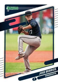 #164 Jose Berrios - Minnesota Twins - 2021 Donruss Baseball