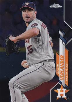 #164 Justin Verlander - Houston Astros - 2020 Topps Chrome Baseball