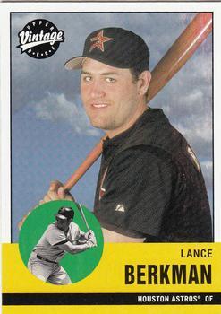 #164 Lance Berkman - Houston Astros - 2001 Upper Deck Vintage Baseball