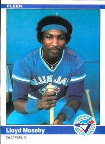 #164 Lloyd Moseby - Toronto Blue Jays - 1984 Fleer Baseball