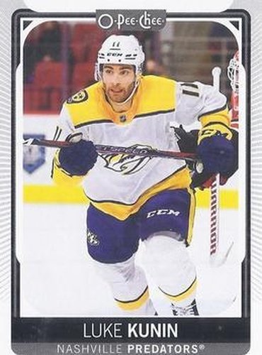 #164 Luke Kunin - Nashville Predators - 2021-22 O-Pee-Chee Hockey