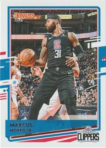 #164 Marcus Morris Sr. - Los Angeles Clippers - 2020-21 Donruss Basketball