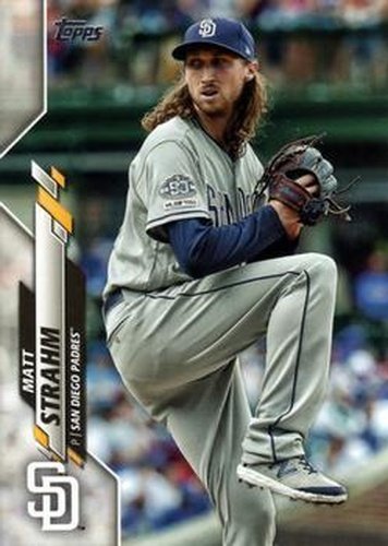 #164 Matt Strahm - San Diego Padres - 2020 Topps Baseball