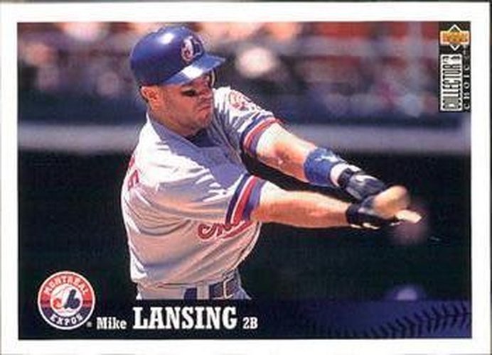 #164 Mike Lansing - Montreal Expos - 1997 Collector's Choice Baseball