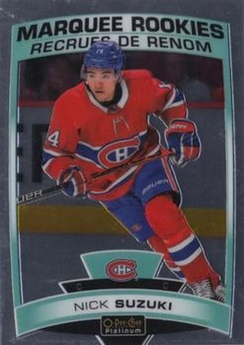 #164 Nick Suzuki - Montreal Canadiens - 2019-20 O-Pee-Chee Platinum Hockey