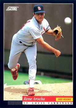#164 Rene Arocha - St. Louis Cardinals -1994 Score Baseball