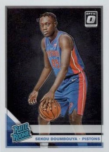 #164 Sekou Doumbouya - Detroit Pistons - 2019-20 Donruss Optic Basketball