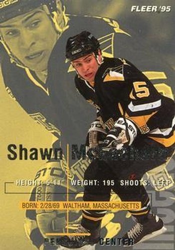 #164 Shawn McEachern - Pittsburgh Penguins - 1994-95 Fleer Hockey