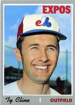 #164 Ty Cline - Montreal Expos - 1970 Topps Baseball