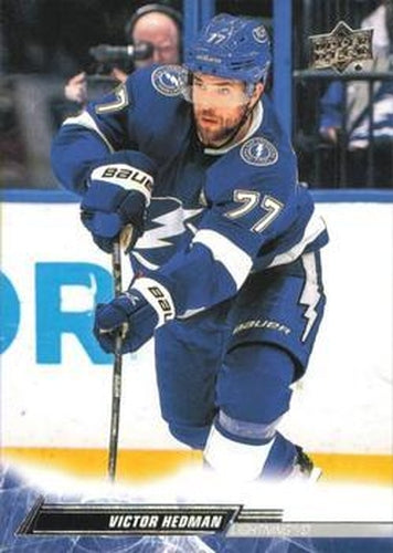 #164 Victor Hedman - Tampa Bay Lightning - 2022-23 Upper Deck Hockey