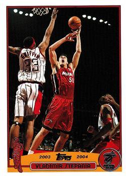 #164 Vladimir Stepania - Miami Heat - 2003-04 Topps Basketball