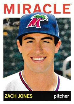 #164 Zach Jones - Fort Myers Miracle - 2013 Topps Heritage Minor League Baseball