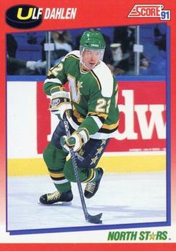 #164 Ulf Dahlen - Minnesota North Stars - 1991-92 Score Canadian Bilingual Hockey