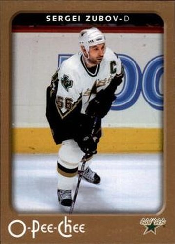 #164 Sergei Zubov - Dallas Stars - 2006-07 O-Pee-Chee Hockey