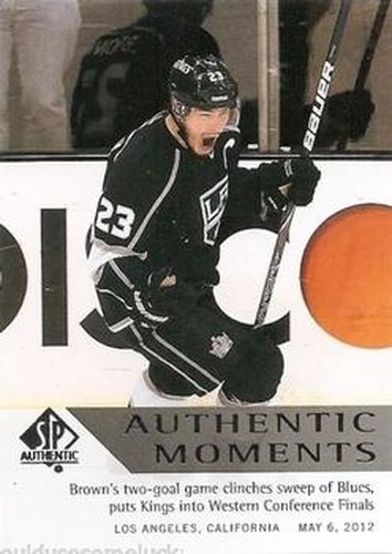 #164 Dustin Brown - Los Angeles Kings - 2012-13 SP Authentic Hockey