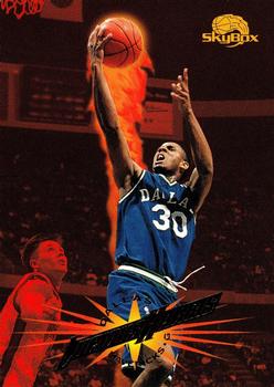 #164 Lucious Harris - Dallas Mavericks - 1995-96 SkyBox Premium Basketball