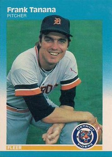 #164 Frank Tanana - Detroit Tigers - 1987 Fleer Baseball