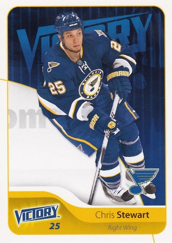 #164 Chris Stewart - St. Louis Blues - 2011-12 Upper Deck Victory Hockey