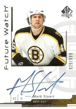 #164 Mark Stuart - Boston Bruins - 2006-07 SP Authentic Hockey