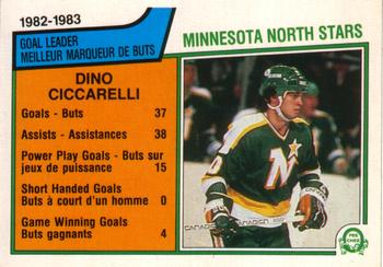 #164 Dino Ciccarelli - Minnesota North Stars - 1983-84 O-Pee-Chee Hockey