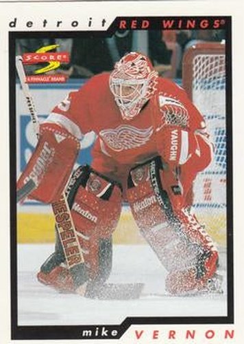 #164 Mike Vernon - Detroit Red Wings - 1996-97 Score Hockey