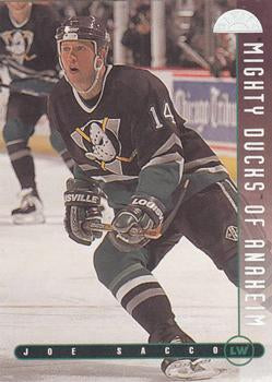 #164 Joe Sacco - Anaheim Mighty Ducks - 1995-96 Leaf Hockey