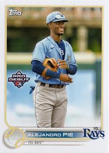 #PD-164 Alejandro Pie - FCL Rays - 2022 Topps Pro Debut Baseball