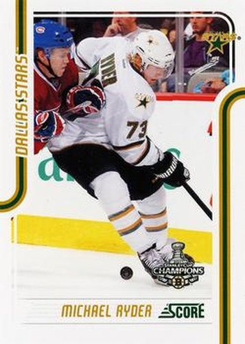#164 Michael Ryder - Dallas Stars - 2011-12 Score Hockey