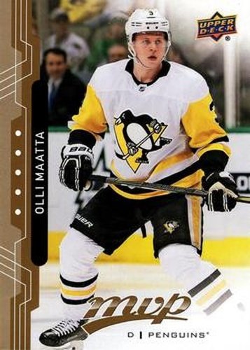 #164 Olli Maatta - Pittsburgh Penguins - 2018-19 Upper Deck MVP Hockey