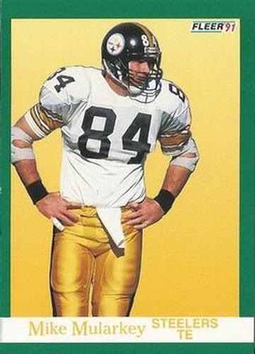 #165 Mike Mularkey - Pittsburgh Steelers - 1991 Fleer Football