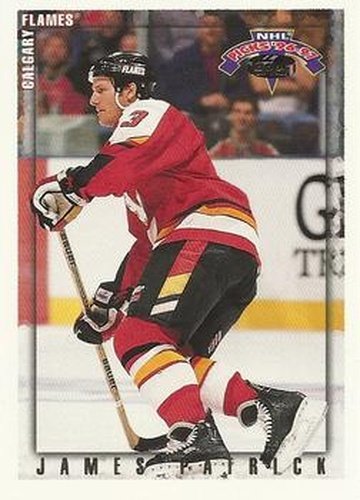 #165 James Patrick - Calgary Flames - 1996-97 Topps NHL Picks Hockey
